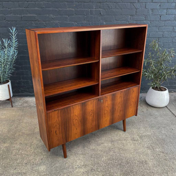 Danish Modern Brazilian Rosewood Bookcase by Carlo Jensen, 1960’s