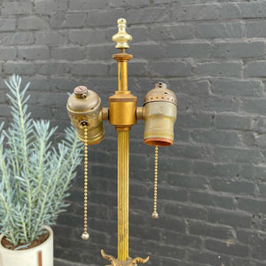 Antique Brass Floor Lamp