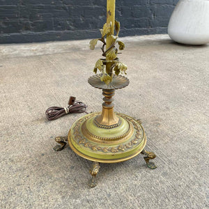 Antique Brass Floor Lamp