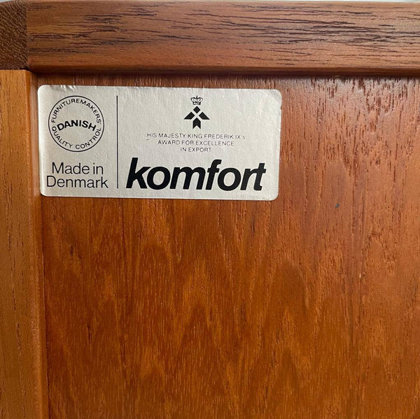 Danish Modern Teak Dresser by Komfort, c.1950’s