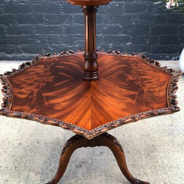 Antique Mahogany Two-Tier End / Side Table, c.1950’s