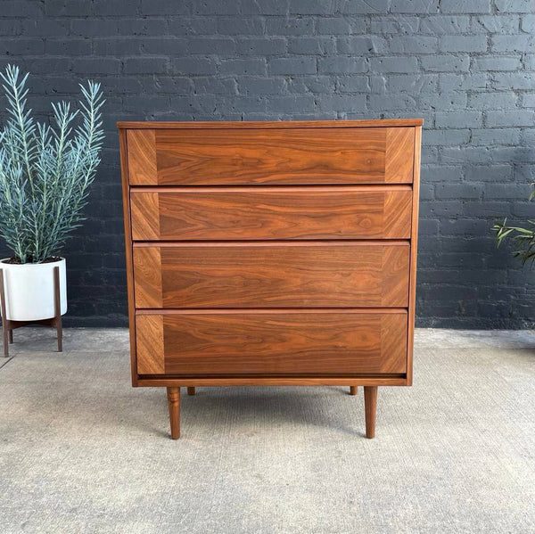 Mid-Century Modern Walnut Highboy Chest of Drawers, c.1960’s