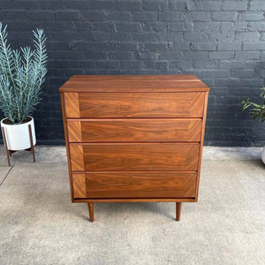 Mid-Century Modern Walnut Highboy Chest of Drawers, c.1960’s