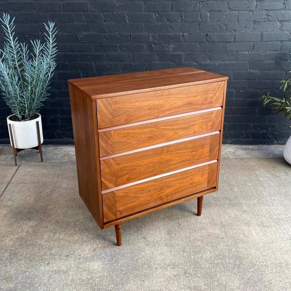 Mid-Century Modern Walnut Highboy Chest of Drawers, c.1960’s