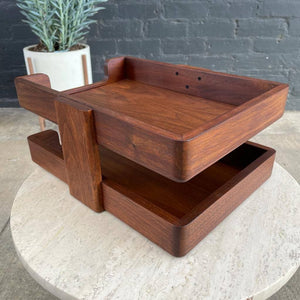 Vintage Mid-Century Modern Tier Paper Tray Holder, c.1960’s