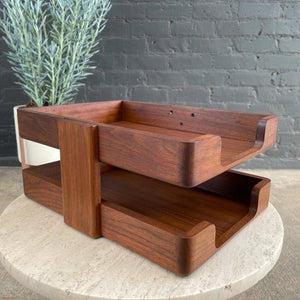 Vintage Mid-Century Modern Tier Paper Tray Holder, c.1960’s
