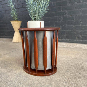 Vintage Mid-Century Modern Trash Can Bin, c.1960’s