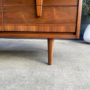 Mid-Century Modern Walnut 9-Drawer Dresser, c.1960’s