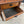 Load image into Gallery viewer, Vintage Farmhouse Bakers End Table with Possum Belly, c.1950’s
