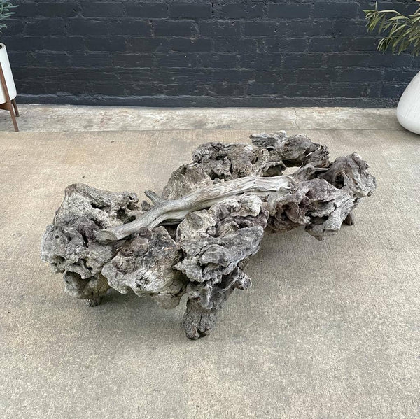Vintage Drift Wood Coffee Table Base, no Glass Included