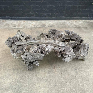 Vintage Drift Wood Coffee Table Base, no Glass Included