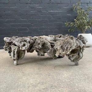 Vintage Drift Wood Coffee Table Base, no Glass Included