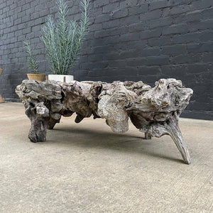 Vintage Drift Wood Coffee Table Base, no Glass Included