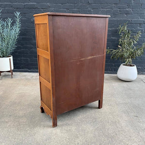 French Provincial Highboy Chest of Drawers, c.1940’s