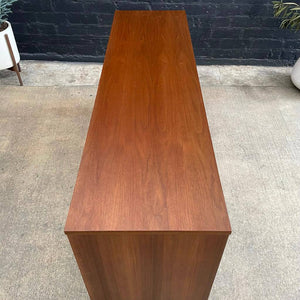 Mid-Century Modern Sculpted Walnut 9-Drawer Dresser, c.1960’s