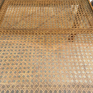 Vintage Boho Chic Hollywood Regency Expanding Dining Table