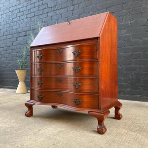 Antique Mahogany Drop-Down Secretary Desk