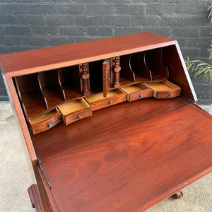 Antique Mahogany Drop-Down Secretary Desk