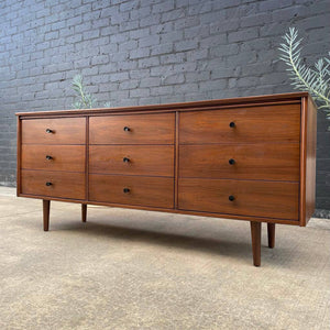 Mid-Century Modern Walnut Dresser by Bassett Furniture, c.1960’s