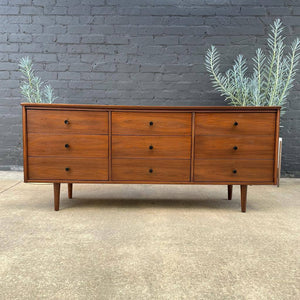 Mid-Century Modern Walnut Dresser by Bassett Furniture, c.1960’s