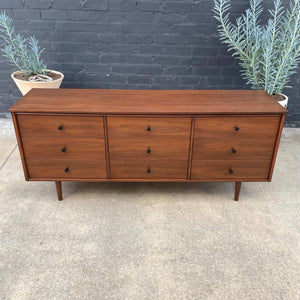 Mid-Century Modern Walnut Dresser by Bassett Furniture, c.1960’s