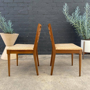 Set of 6 Mid-Century Modern Walnut Dining Chairs, c.1960’s