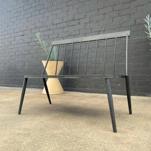Vintage Aluminum Metal Bench Indoor/Outdoor