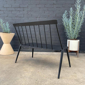 Vintage Aluminum Metal Bench Indoor/Outdoor