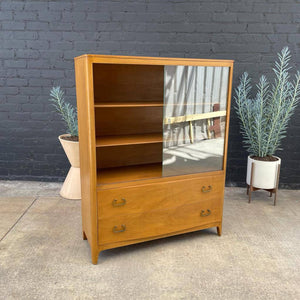 Mid-Century Modern Glass Door Cabinet by Period Furniture, c.1960’s