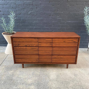 Mid-Century Modern Walnut Dresser by LA Period Furniture, c.1960’s