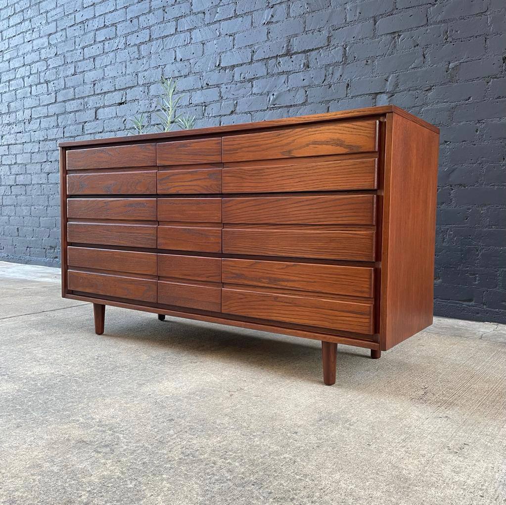 mid century modern dresser los angeles Mid-Century Modern Walnut Dresser by Morris of California, c.1960's