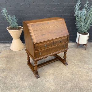 Vintage English Style Drop-Down Desk, c.1960’s