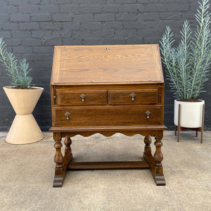 Vintage English Style Drop-Down Desk, c.1960’s