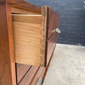 Mid-Century Modern 9-Drawer Walnut Dresser, c.1960’s