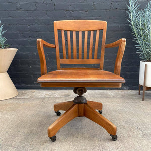 Vintage Swivel Office Chair by Boling Chair Co.