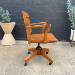 Vintage Swivel Office Chair by Boling Chair Co.