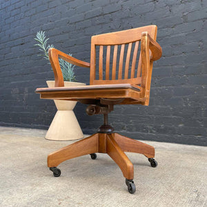Vintage Swivel Office Chair by Boling Chair Co.