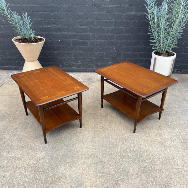 Pair of Mid-Century Modern Walnut Side Tables by Lane Furniture, c.1960’s