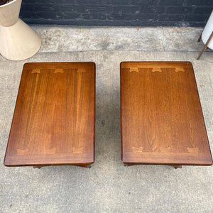 Pair of Mid-Century Modern Walnut Side Tables by Lane Furniture, c.1960’s