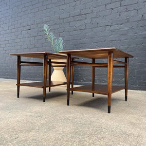 Pair of Mid-Century Modern Walnut Side Tables by Lane Furniture, c.1960’s