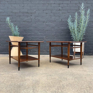 Pair of Mid-Century Modern Walnut Side Tables by Lane Furniture, c.1960’s