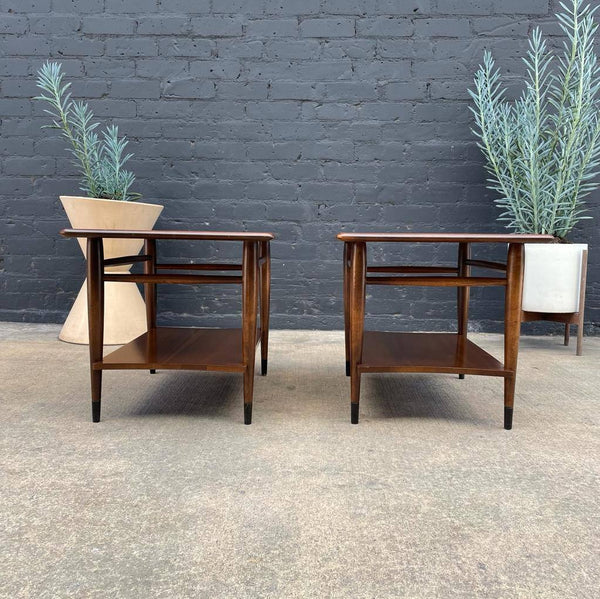 Pair of Mid-Century Modern Walnut Side Tables by Lane Furniture, c.1960’s