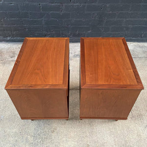 Pair of Mid-Century Modern Walnut Night Stands for Imperial Furniture, c.1960’s