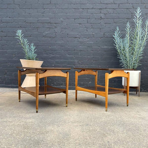 Pair of Mid-Century Modern Floating Top Side / End Tables, c.1960’s