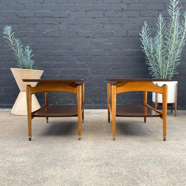 Pair of Mid-Century Modern Floating Top Side / End Tables, c.1960’s