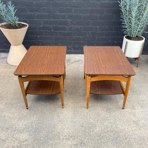 Pair of Mid-Century Modern Floating Top Side / End Tables, c.1960’s