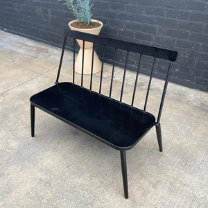 Vintage Aluminum Metal Bench Indoor/Outdoor