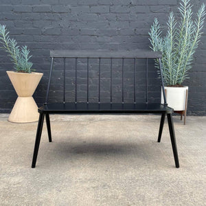 Vintage Aluminum Metal Bench Indoor/Outdoor