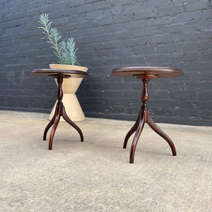 Pair of Federal Style Mahogany Side Tables, c.1960’s
