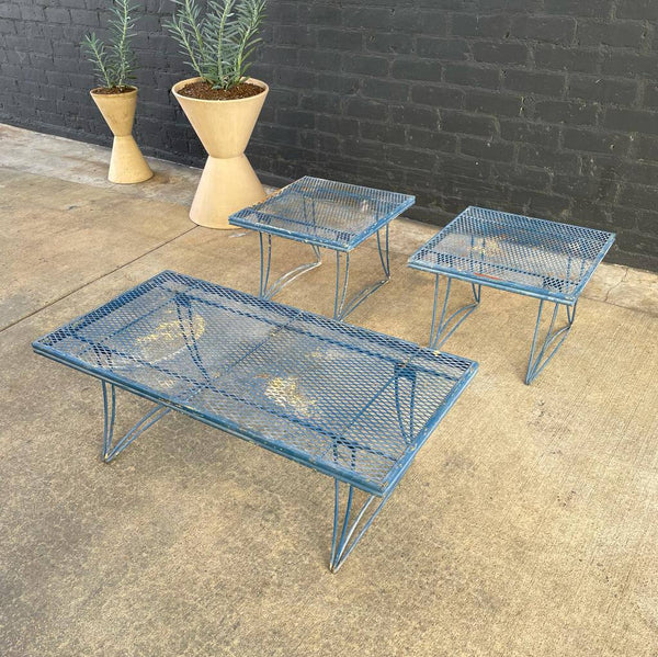 Set of Vintage Patio Tables - Coffee Table & Side Tables, c.1960’s